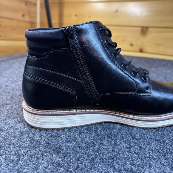 New Without Tags - steve madden mens p jellen boots black size 12 main image 4